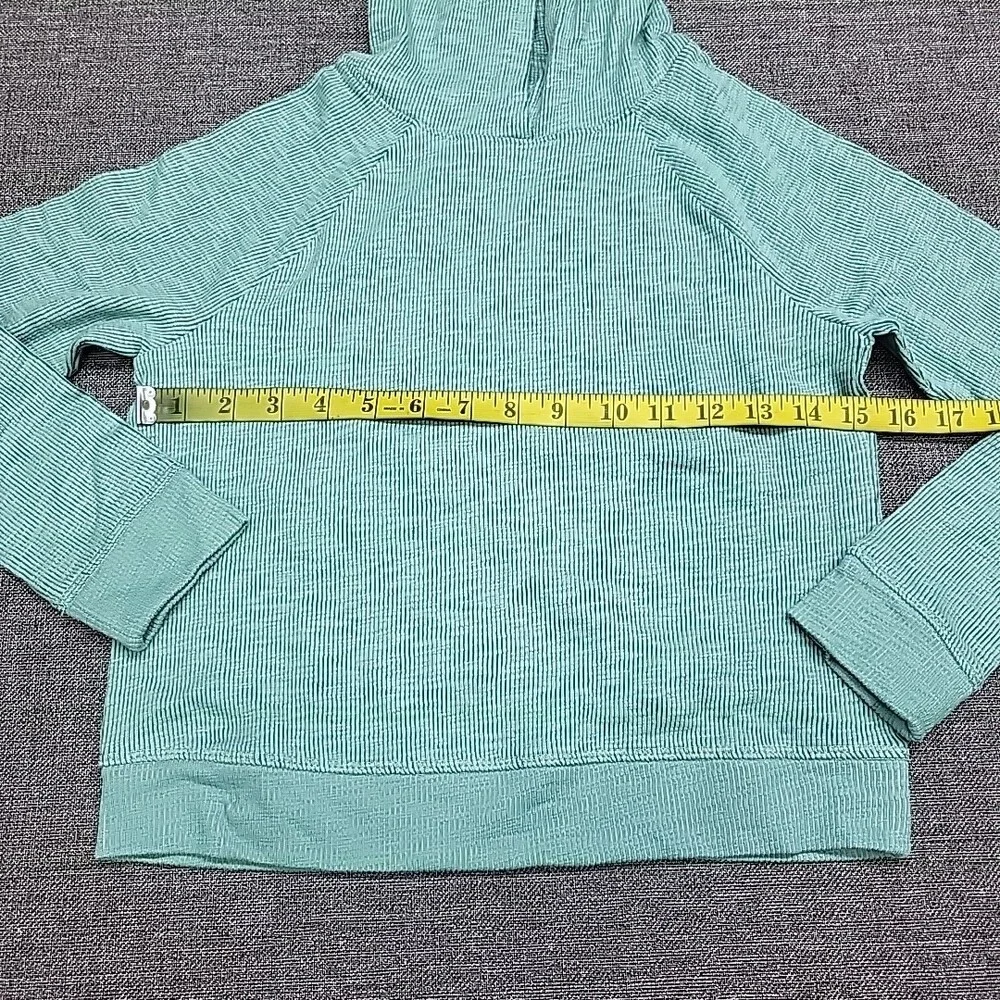 Girls Cozy Pullover Long Sleeves Hoodie Sweatshirt Medium Size 8 Ocean Green